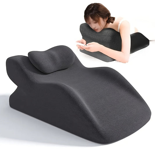 HKM-023187 Stomach Sleeping Pillow: Ideal for Reading and Phone Use in Prone Position