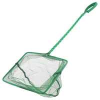 HKM-023187 Telescopic Fishing Net for Fish Tanks - Round & Square Options in Green, 3 to 12 Inch Sizes