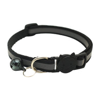 HKM-0232381 Reflective Polyester Cat Collar with Colorful Bell ¨C Adjustable 19-32cm