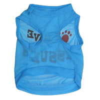 HKM-0232765 Spring & Summer Polyester Pet Vest for Dogs - Blue, Rose Red, Pink Sizes XS to XXL