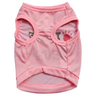 HKM-0232765 Spring & Summer Polyester Pet Vest for Dogs - Blue, Rose Red, Pink Sizes XS to XXL