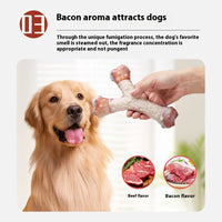 HKM-0233021 Durable Nylon Polka Dot Bone Dog Toy Set - Medium/Large Chewing Aid