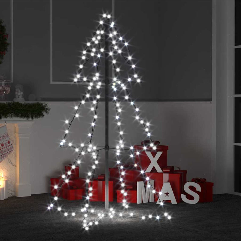 HKM-023315 Indoor and Outdoor Cone-Shaped Christmas Tree with 160 LED Lights and 8 Lighting Effects, Waterproof Decoration