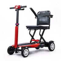 HKM-023379 Lightweight Aluminum Frame Mobility Scooter with Brushless Motors, Easy Folding Design for Seniors