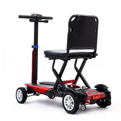 HKM-023379 Lightweight Aluminum Frame Mobility Scooter with Brushless Motors, Easy Folding Design for Seniors