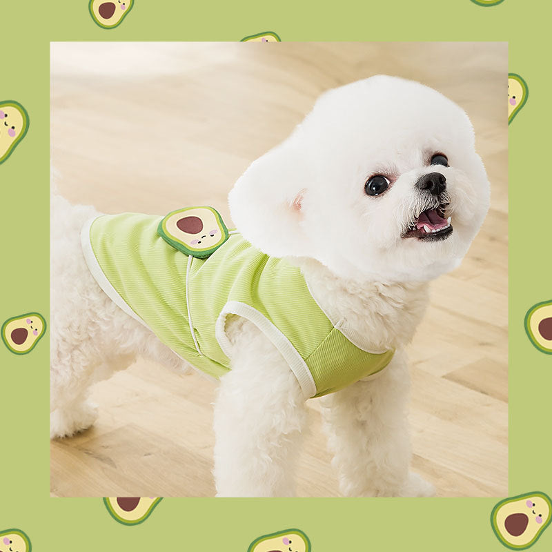 HKM-0234941 Breathable Ice Thread Vest for Small Dogs in Cute Style