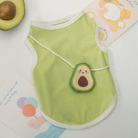 HKM-0234941 Breathable Ice Thread Vest for Small Dogs in Cute Style