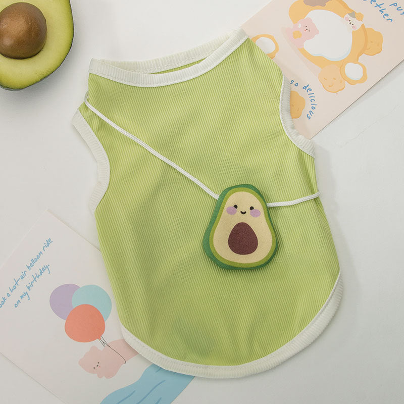 HKM-0234941 Breathable Ice Thread Vest for Small Dogs in Cute Style