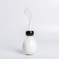 HKM-0235197 Funny Cat Tumbler Toy - Interactive ABS Design with Feather Replacements in Multiple Colors
