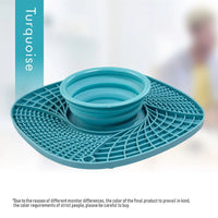 HKM-0236349 Non-Slip Slow Feeder Puzzle Bowl for Small and Medium Dogs and Cats