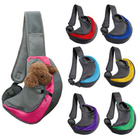 HKM-0237629 Outdoor Travel Mesh Pet Carrier Sling Bag for Small Dogs and Cats, Single Shoulder Tote