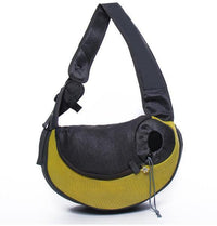 HKM-0237629 Outdoor Travel Mesh Pet Carrier Sling Bag for Small Dogs and Cats, Single Shoulder Tote
