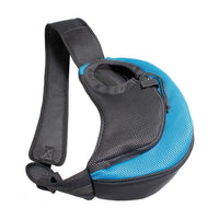 HKM-0237629 Outdoor Travel Mesh Pet Carrier Sling Bag for Small Dogs and Cats, Single Shoulder Tote