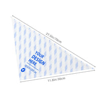 HKM-0237757 Decorative Triangle Scarf for Cats and Dogs - Soft Polyester, Stylish Print