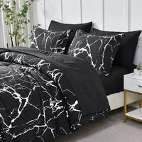 HKM-023827 Twin Duvet Cover Set with Pillowcase - Stylish and Versatile Designs for Bedroom