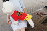 HKM-0238525 Colorful Cartoon Print Dog T-Shirts for Spring and Summer - Fun Pet Costumes Available