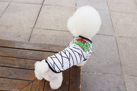 HKM-0238525 Colorful Cartoon Print Dog T-Shirts for Spring and Summer - Fun Pet Costumes Available