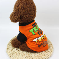 HKM-0238525 Colorful Cartoon Print Dog T-Shirts for Spring and Summer - Fun Pet Costumes Available