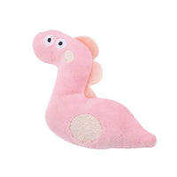 HKM-0238781 Plush Cat Toy Collection: Pink Snake, Gray Dinosaur, Green Fish - Soft and Adorable Designs