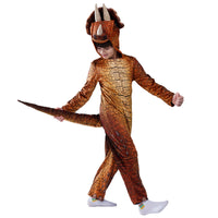 HKM-023955 Dinosaur Costume for Kids - Tyrannosaurus & Triceratops Parent-Child Cosplay Outfits for Halloween and Christmas