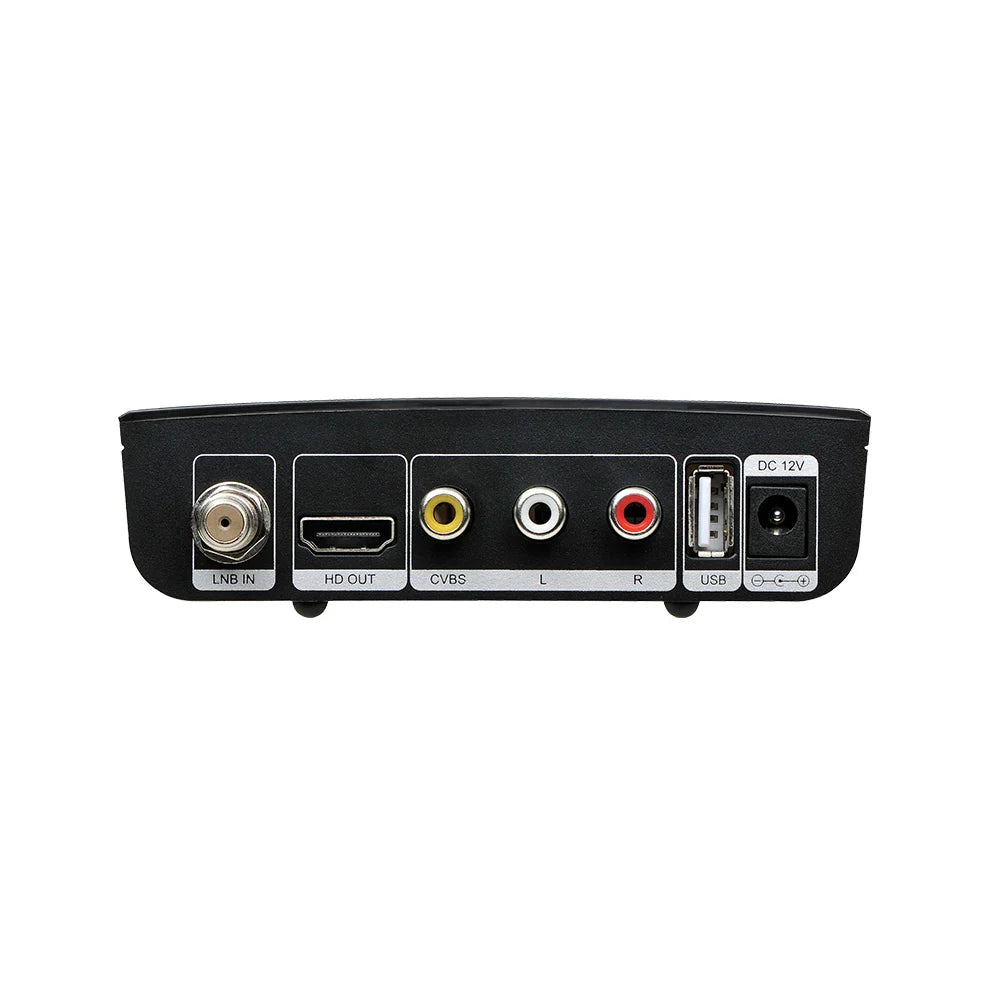 HKM-024019 HD Digital Satellite Receiver with DVB-S2 Support, USB PVR and Network Sharing Capabilities, PowerVu and BISS Compatibility