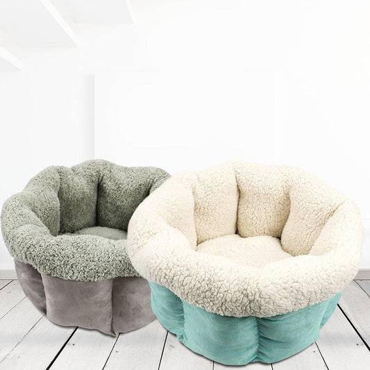 HKM-0241981 Cozy Plush Pet Nest for Small Animals - Size 46x40x23cm