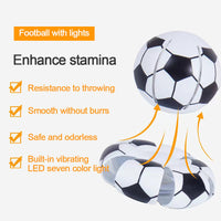 HKM-0243389 Interactive Dog Toy Bouncy Glowing Ball & Magic Flying Disc for Outdoor Training and Boredom Relief