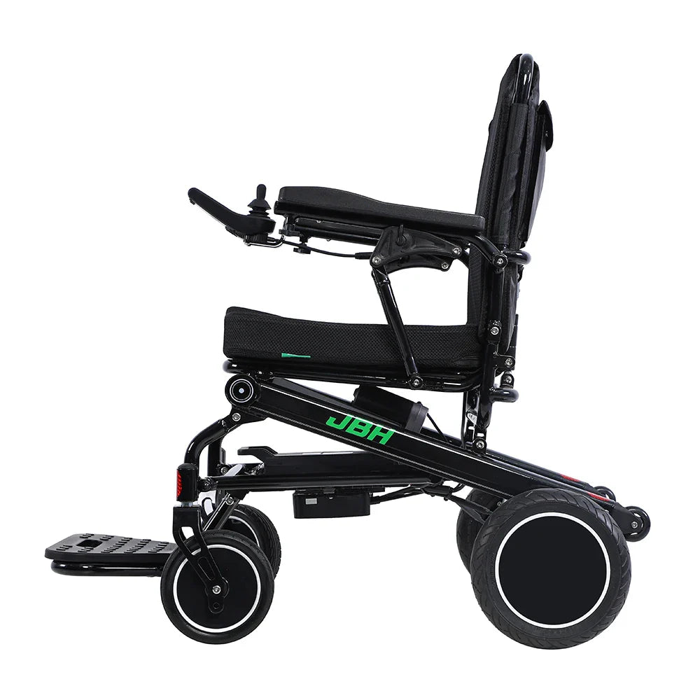 HKM-024531 Lightweight Dual Motor Wheelchair for Elderly with Foldable Aluminum Frame