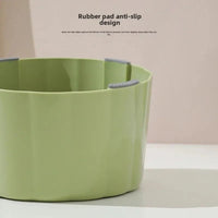 HKM-0246077 Solid Color High-Stand Anti-Slip Cat Bowl with Cactus Design for Easy Feeding