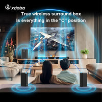 HKM-024659 500W Wireless Bluetooth Soundbar with Subwoofer and Multiple Connections for Home Audio System
