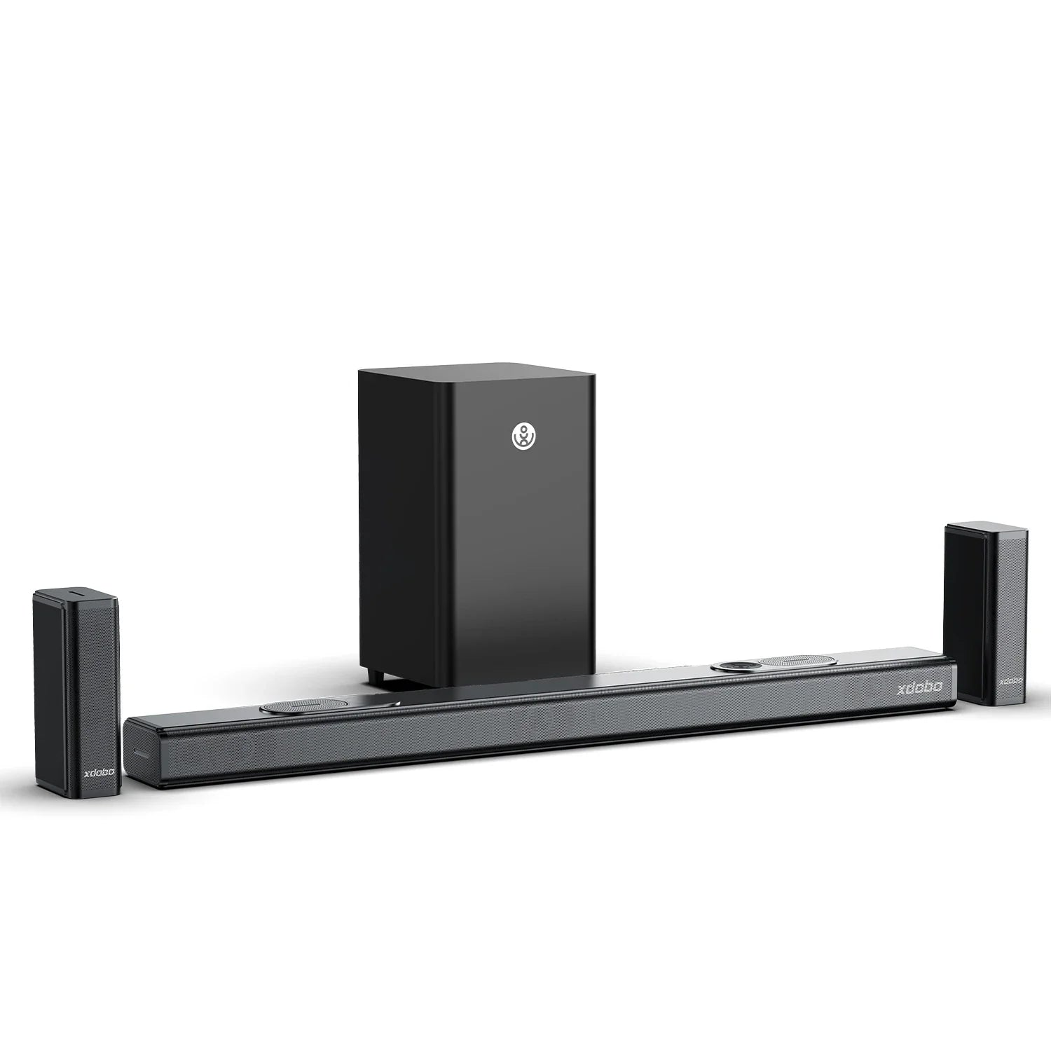 HKM-024659 500W Wireless Bluetooth Soundbar with Subwoofer and Multiple Connections for Home Audio System