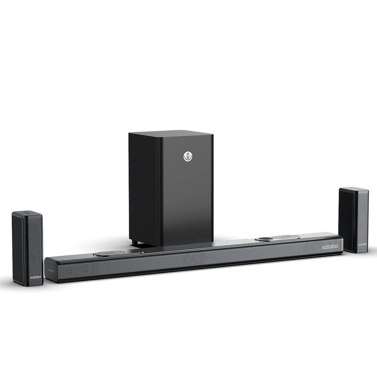 HKM-024659 500W Wireless Bluetooth Soundbar with Subwoofer and Multiple Connections for Home Audio System