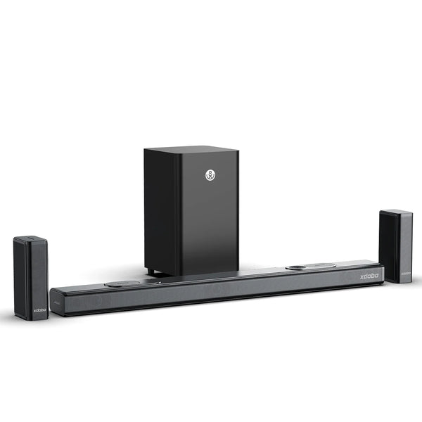 HKM-024659 500W Wireless Bluetooth Soundbar with Subwoofer and Multiple Connections for Home Audio System