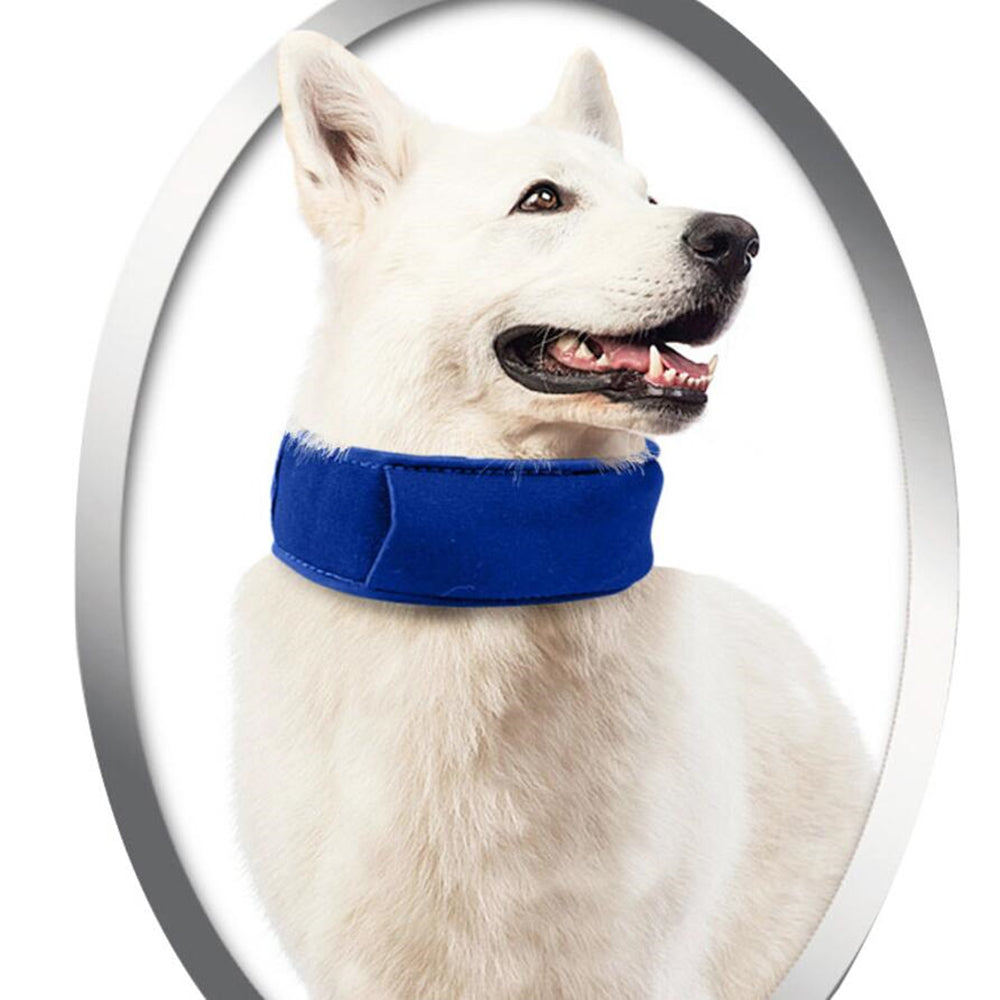 HKM-0247869 Cooling Collar for Pet Heat Relief ¨C Adjustable 34-40 cm Neck Size, Thin Design for Comfort