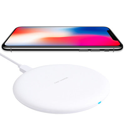 HKM-024851 10W Qi-Compatible Wireless Charger with Indicator Light and Micro USB Interface
