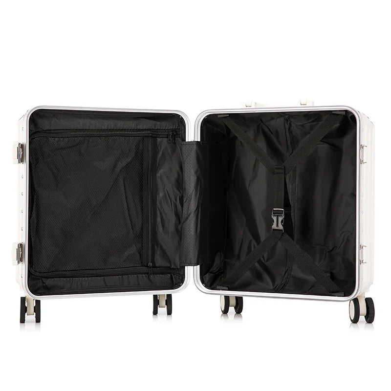HKM-025043 Aluminium Frame 18 Inch Cabin Luggage Suitcase for Travel