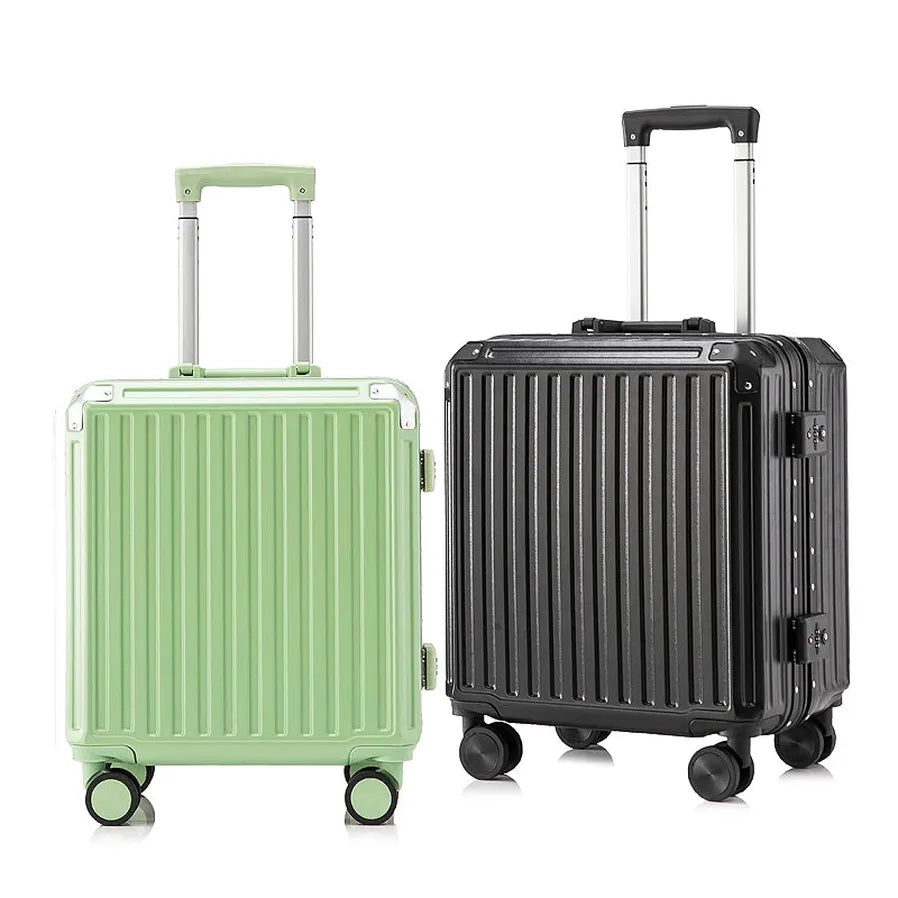 HKM-025043 Aluminium Frame 18 Inch Cabin Luggage Suitcase for Travel