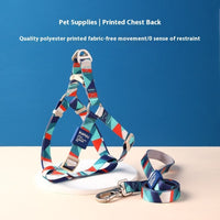 HKM-0251453 Pet Supplies Adjustable Dog Vest with Traction Rope ¨C Available in Blue, Pink, Green