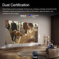 HKM-025171 4K UHD Triple Color Laser Projector for Home Theatre - 3840x2160 Resolution, 3D Capable