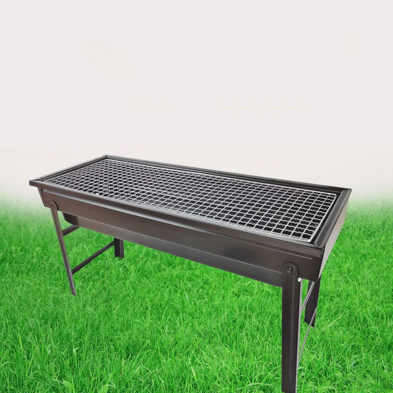 HKM-025171 Foldable Portable Charcoal Grill for Camping and Outdoor BBQ Parties