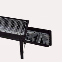 HKM-025171 Foldable Portable Charcoal Grill for Camping and Outdoor BBQ Parties