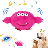 HKM-0253117 Interactive Rechargeable Pet Plush Toy with Sounds for Dogs - Engaging Moving Chew Toy for Teething and Exercise