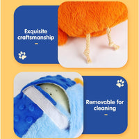 HKM-0253117 Interactive Rechargeable Pet Plush Toy with Sounds for Dogs - Engaging Moving Chew Toy for Teething and Exercise