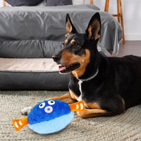 HKM-0253117 Interactive Rechargeable Pet Plush Toy with Sounds for Dogs - Engaging Moving Chew Toy for Teething and Exercise