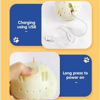 HKM-0253117 Interactive Rechargeable Pet Plush Toy with Sounds for Dogs - Engaging Moving Chew Toy for Teething and Exercise