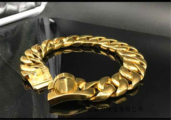 HKM-0253629 Stainless Steel Dog Chain - Durable, Corrosion-Resistant with Abrasion Protection