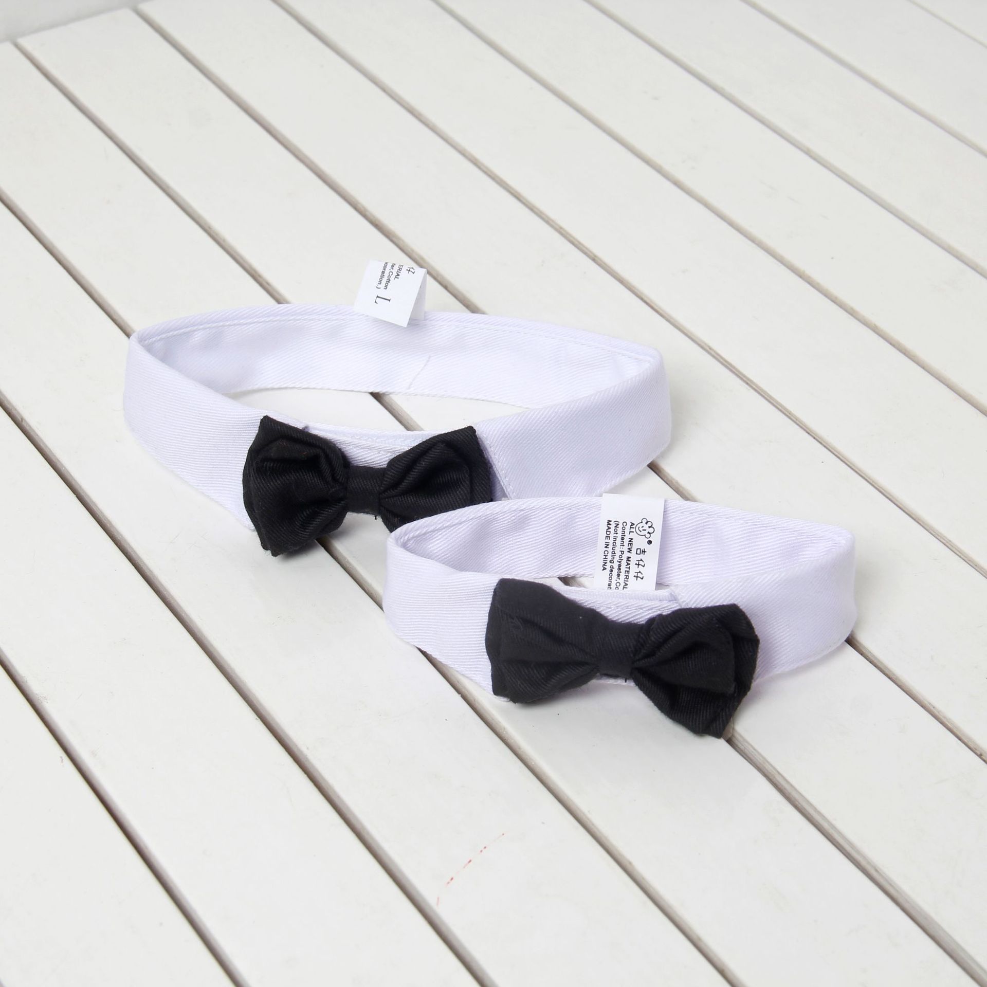 HKM-0253885 Red Butterfly Festival Cotton Bow Tie for Pet Collar - Adjustable Size, Stylish Design