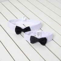 HKM-0253885 Red Butterfly Festival Cotton Bow Tie for Pet Collar - Adjustable Size, Stylish Design
