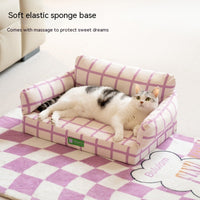 HKM-0255677 Waterproof Removable Memory Foam Pet Sofa in Eggshell Color
