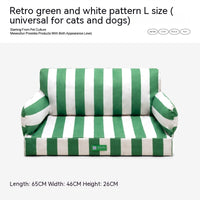 HKM-0255677 Waterproof Removable Memory Foam Pet Sofa in Eggshell Color
